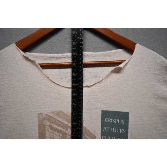 Vintage Crispus Attucks Cultural Center T-Shirt Norfolk VA Graphic Tee Cut Neck - Picture 3 of 8